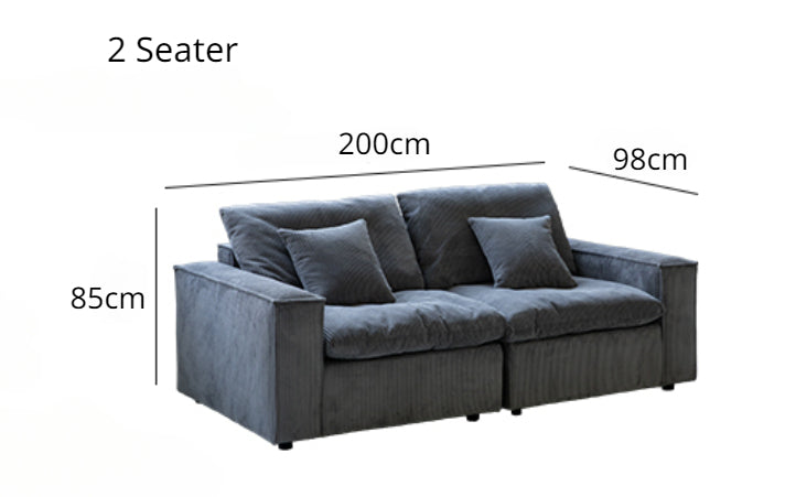 Modern Detachable Washable Tofu Block Sofa