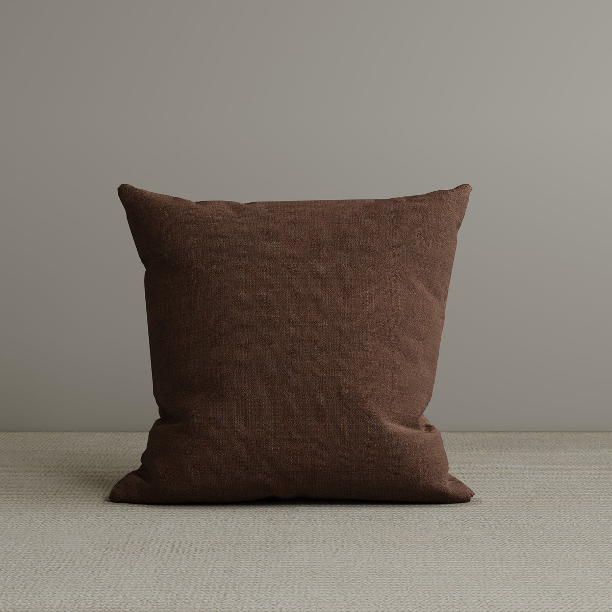 Square Exclusive Design Cushion Dark Walnut Cotton Linen 45*45CM
