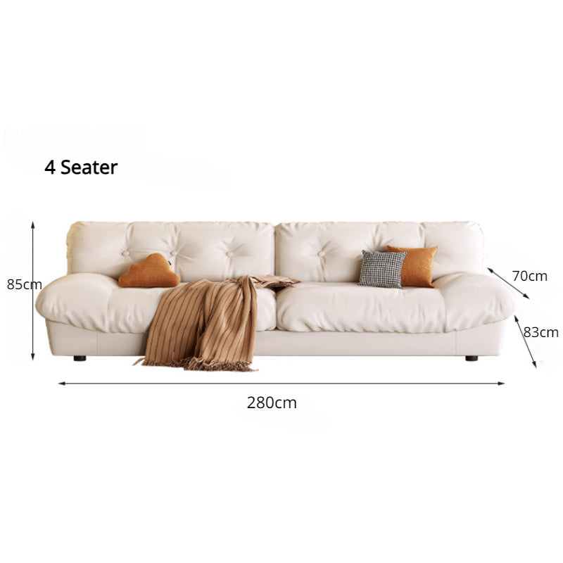 Creamy Technical Cloth Cloud Sofa