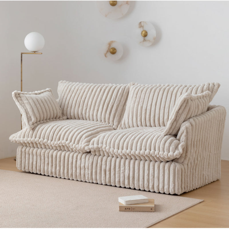 Multi-Seater Washable Corduroy Sofa Simple Elegant Sofa