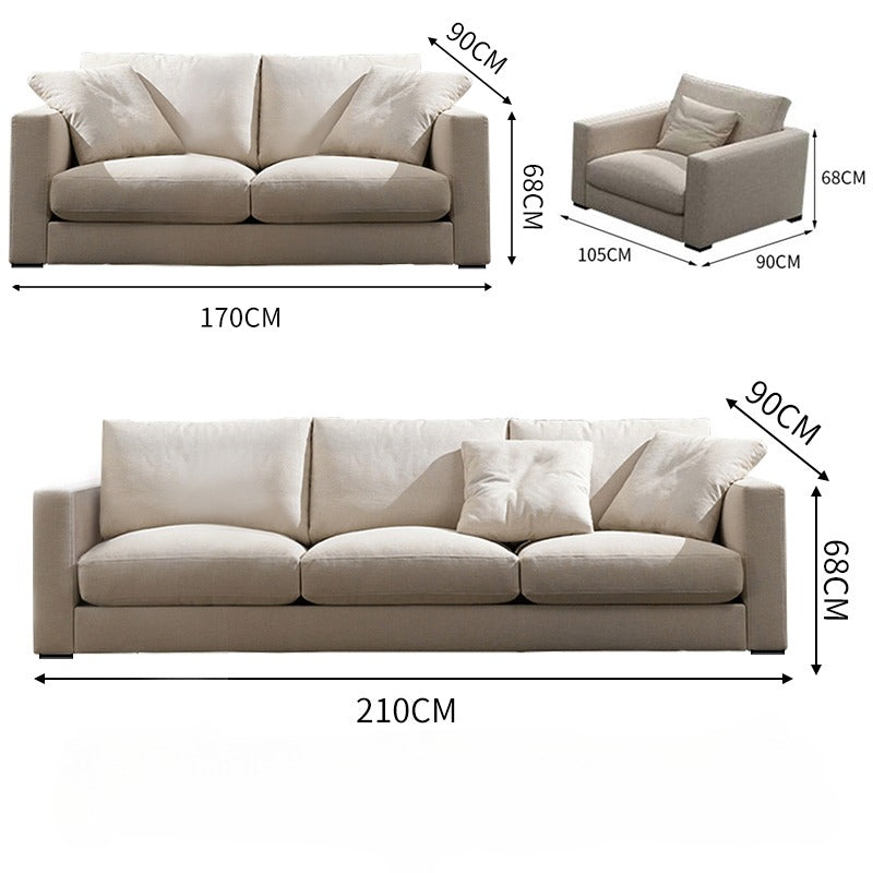 Modern Linen Nordic Style Sofa