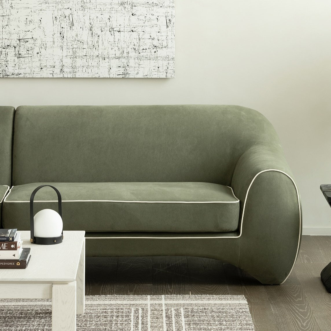 Simple Modern Pastoral Style Leathaire Sofa