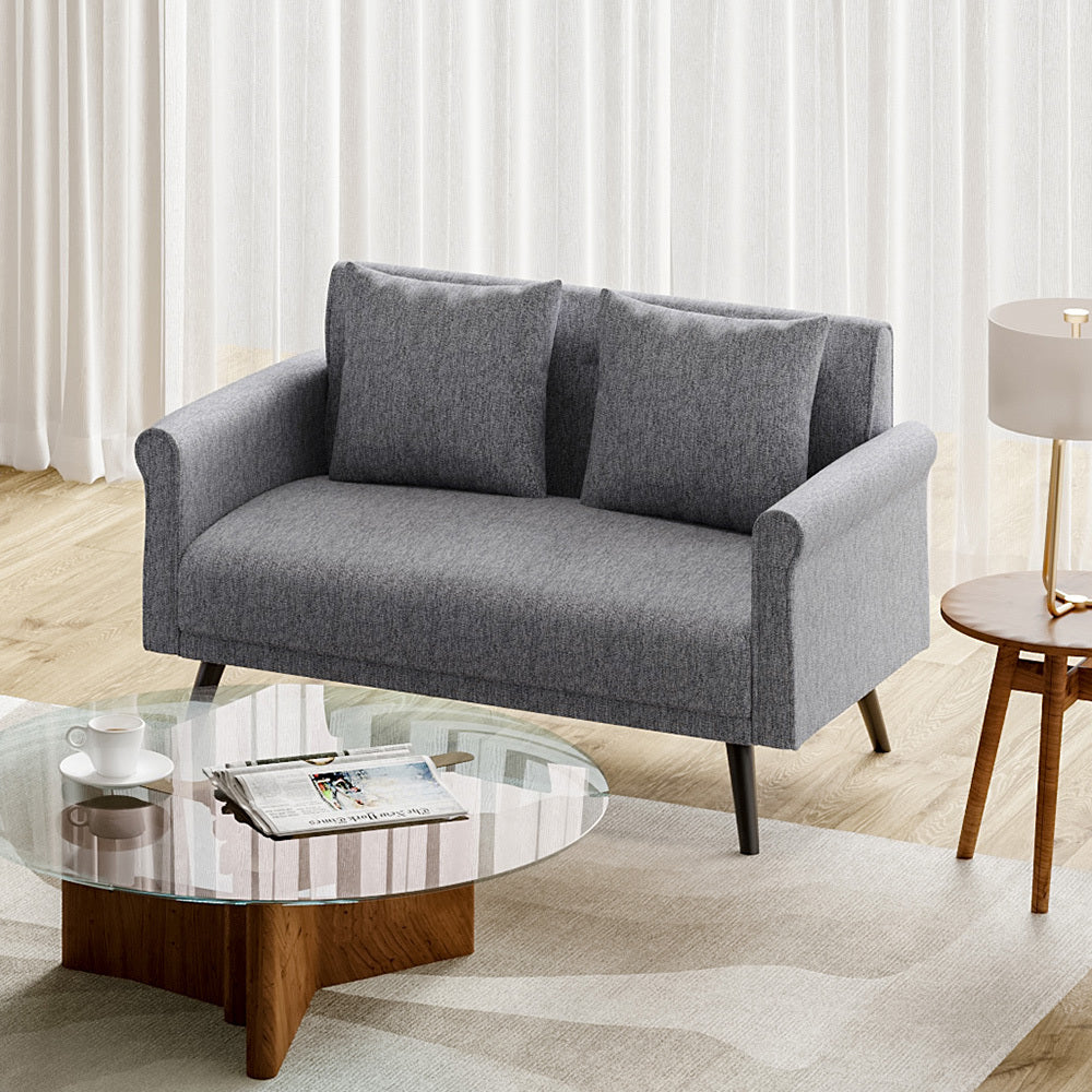 Contemporary Upholstered 2-Seater Sofa