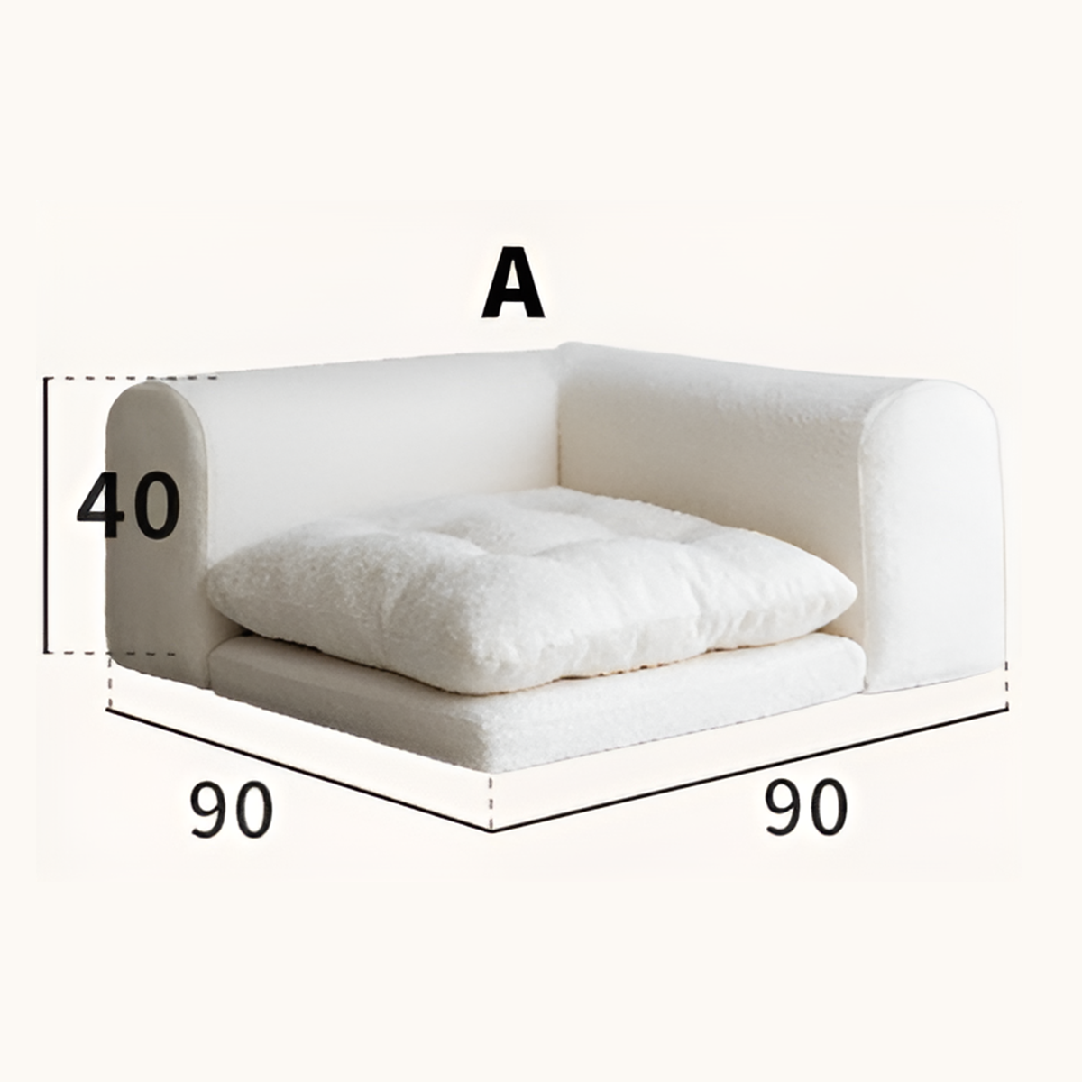 Foldable and Compact Tatami Sofa