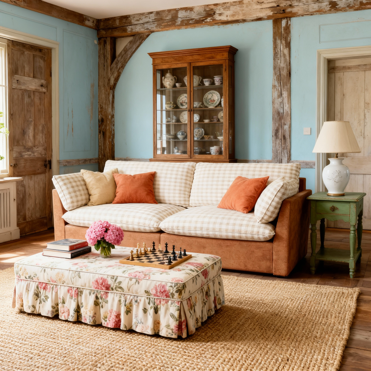 #Colour_Warm Tartan Charm