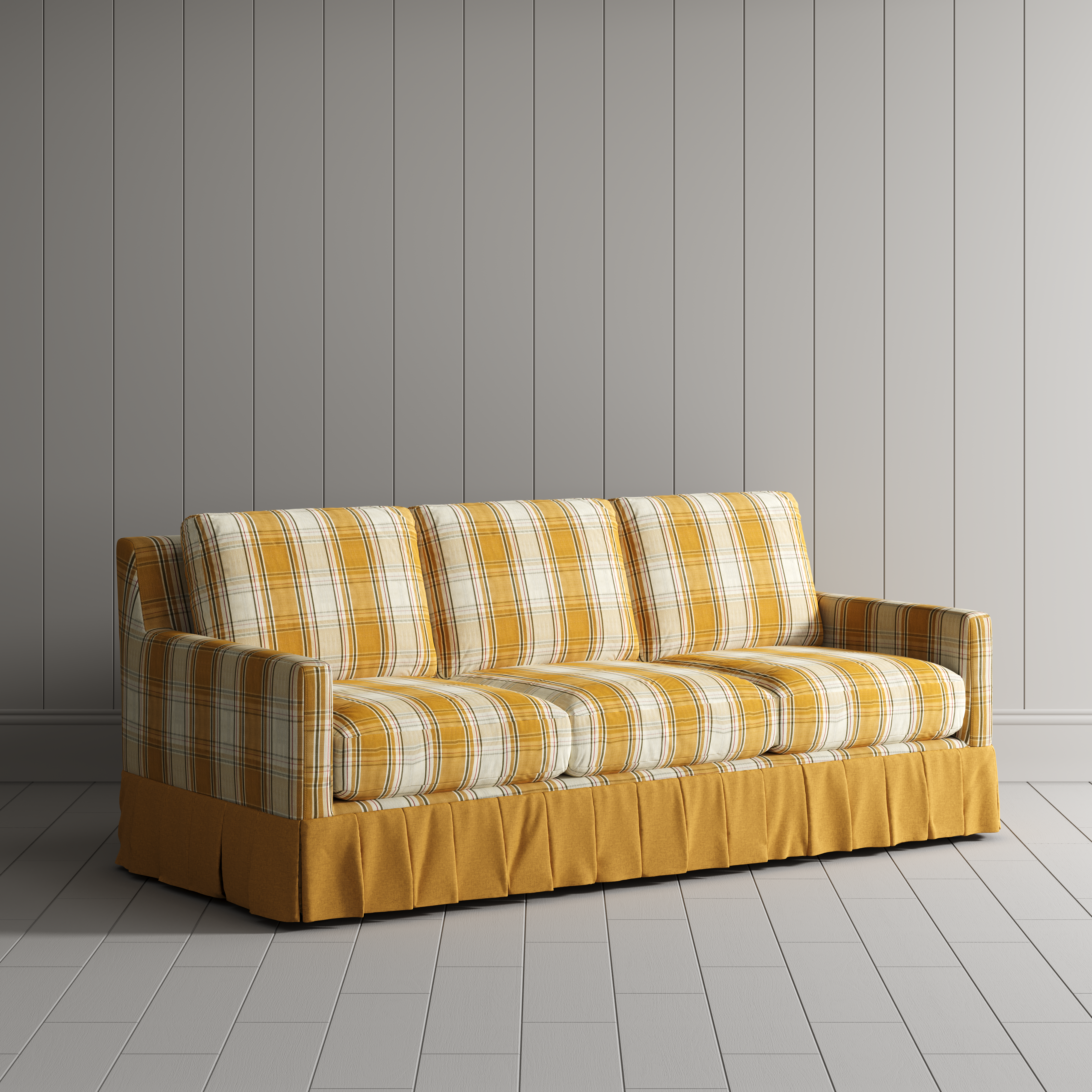 #Colour_Saffron Gold Cotton Linen