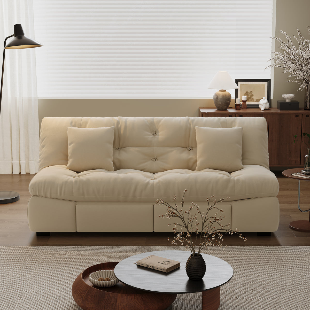Upgrade Cloud Double Folding Sofa Bed Storage