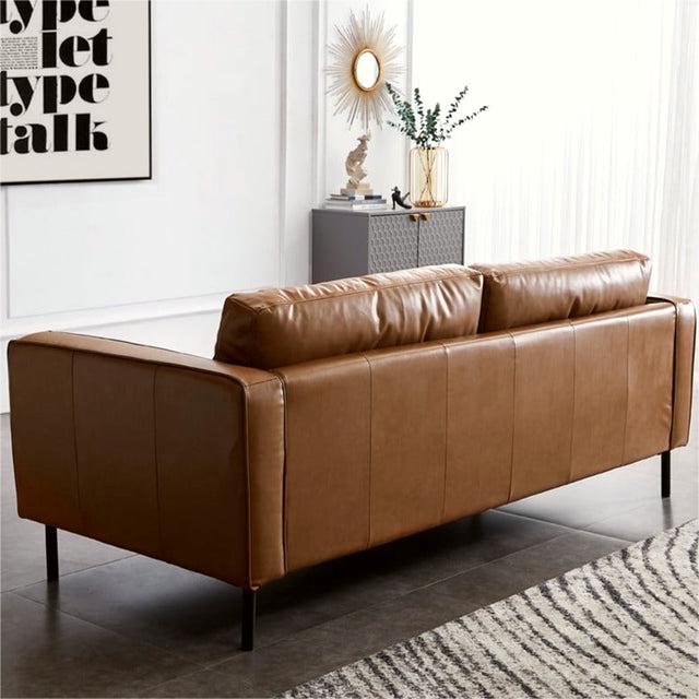 Simple Leathaire Leathe Light Luxury Sofa