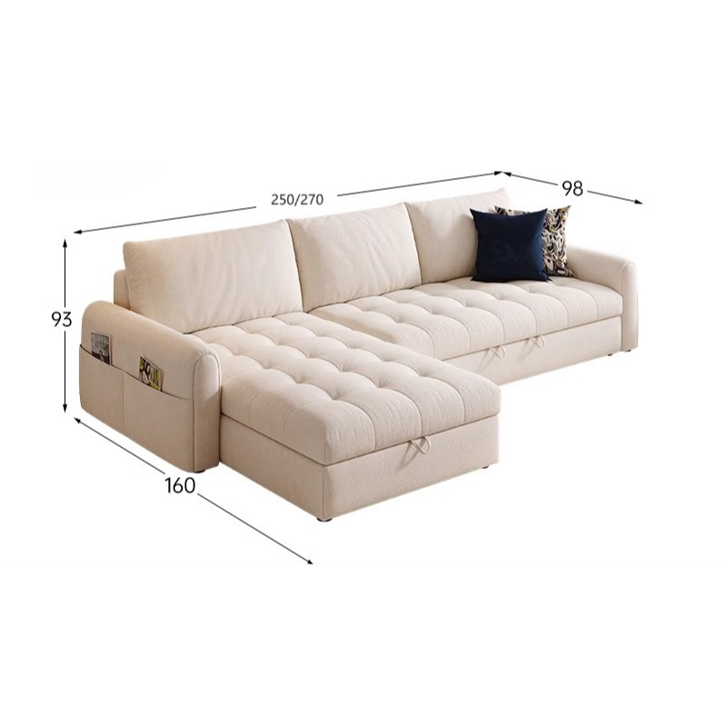 Multi-function Folding Storage Corner Sofa