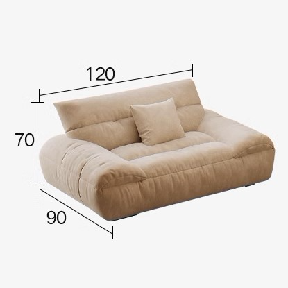 Pet Friendly Simple Apartment Cloud Sofa