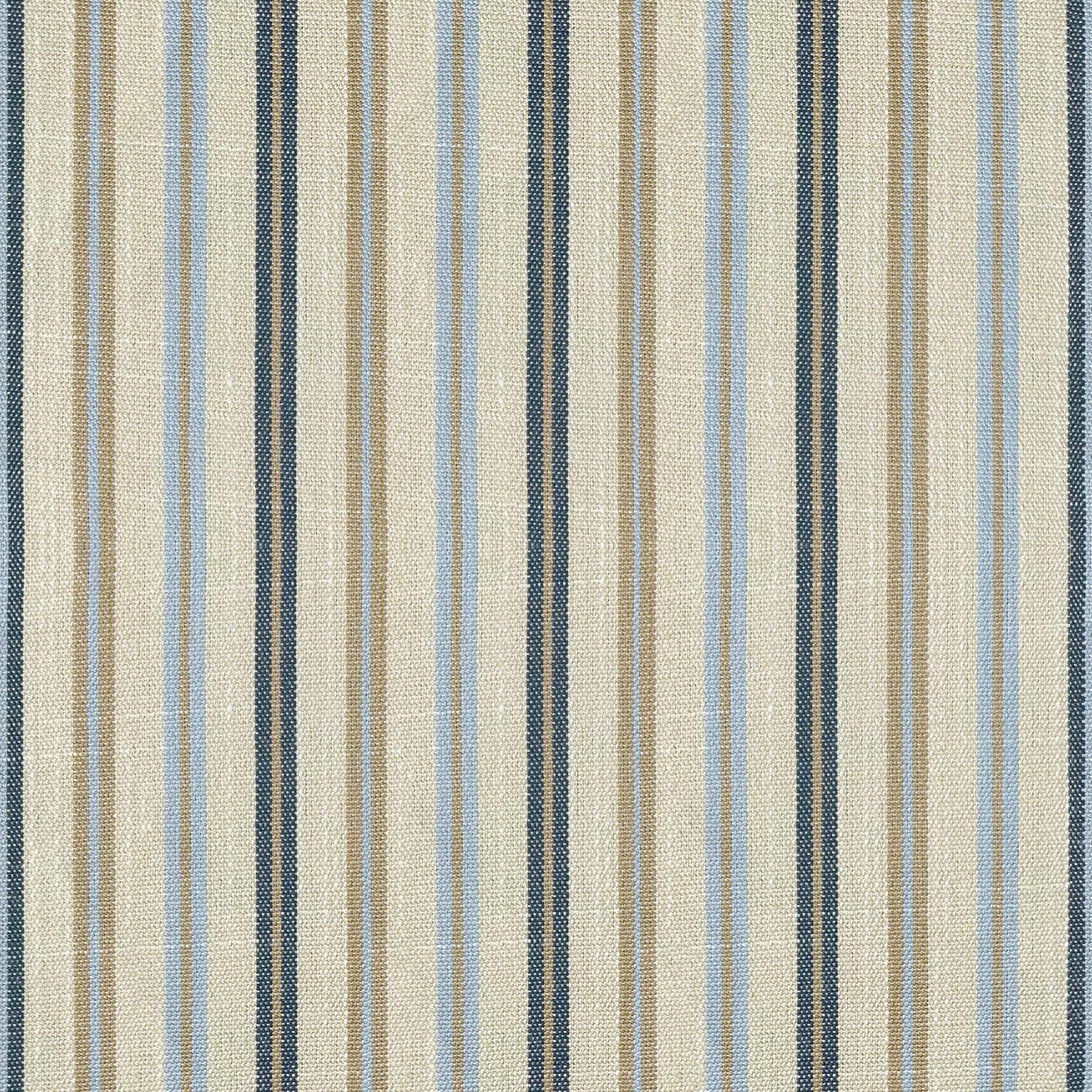 Mid weight Banded Stripes Fabric Cotton Sky Blue AR460034