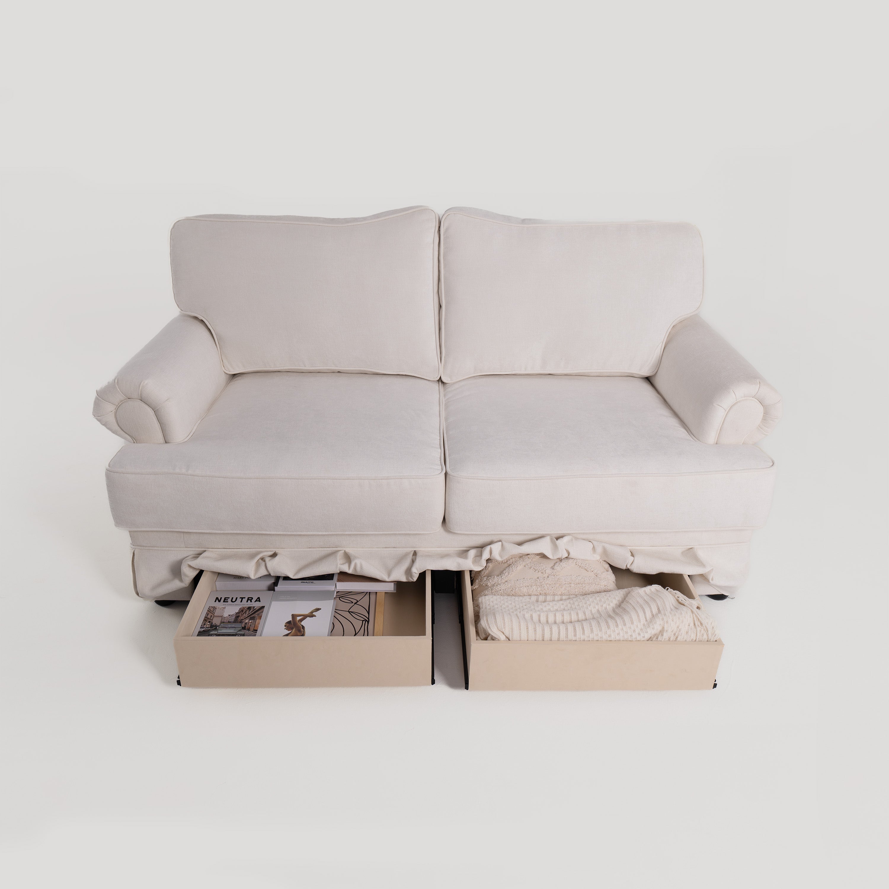 Kensington Chesterfield Style Retro Sofa with Storage