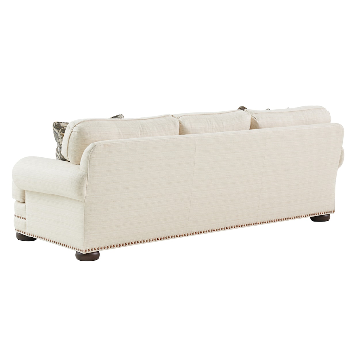 Kensington Chesterfield High-Seat Sofa with 4 Accent Pillows