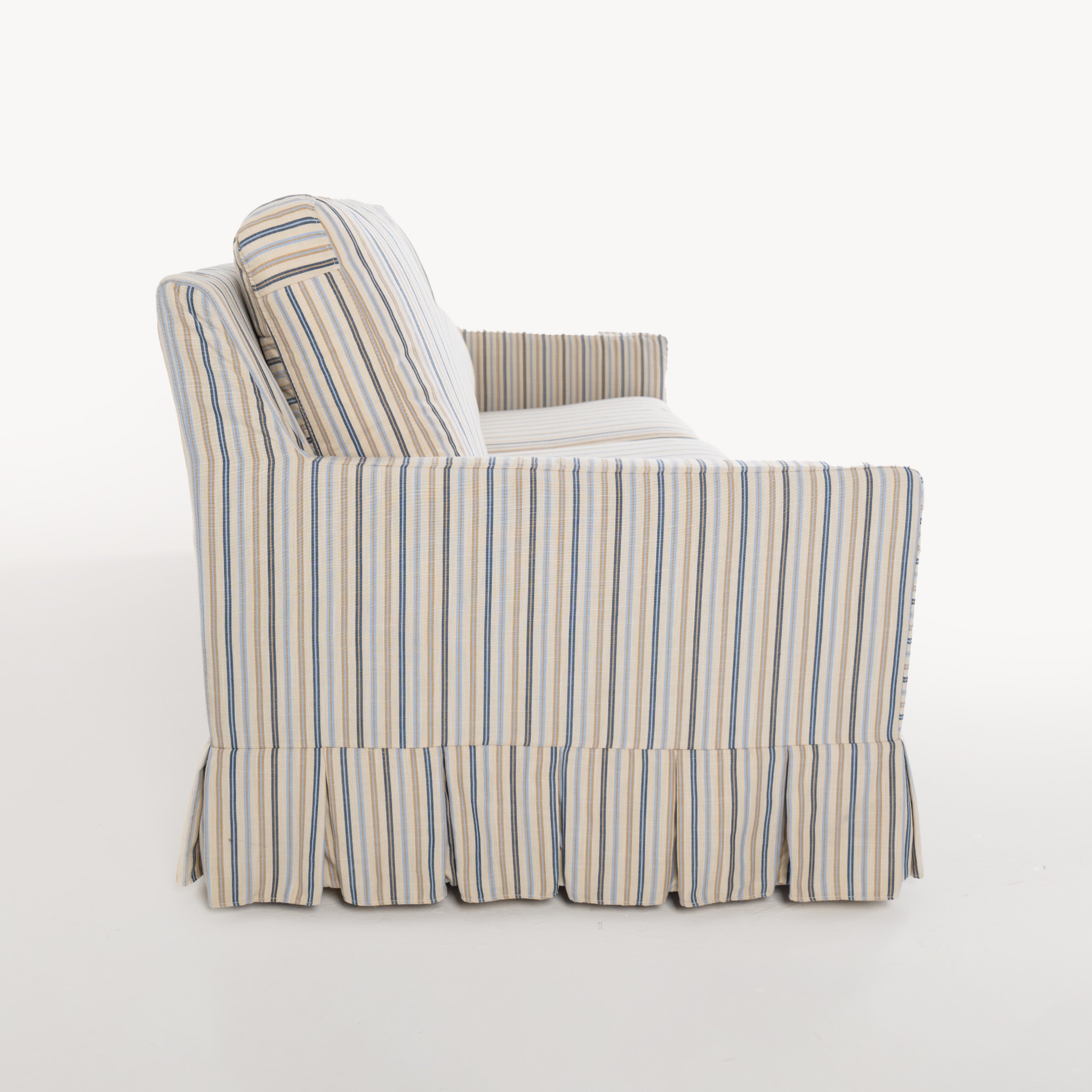 Minimalist Stylish Detachable Striped and Checkered Pattern Sofa