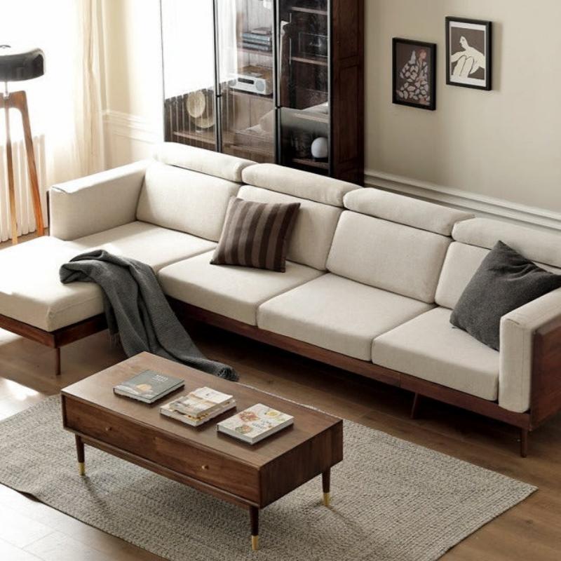 Artisan Crafted Timber Elegance Sofa