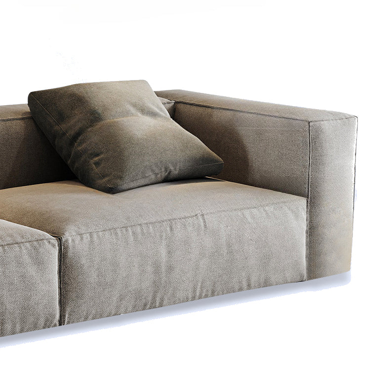 Modern Clean-Design Cubism Fabric Sofa