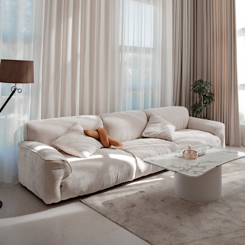 Italian Ethereal Light Luxury Padded Low-Seat Sofa