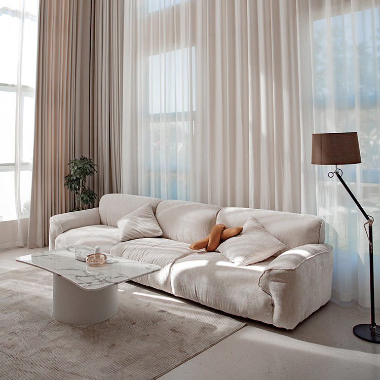 Italian Ethereal Light Luxury Padded Low-Seat Sofa