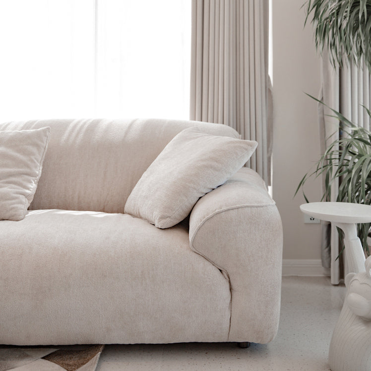 Italian Ethereal Light Luxury Padded Low-Seat Sofa