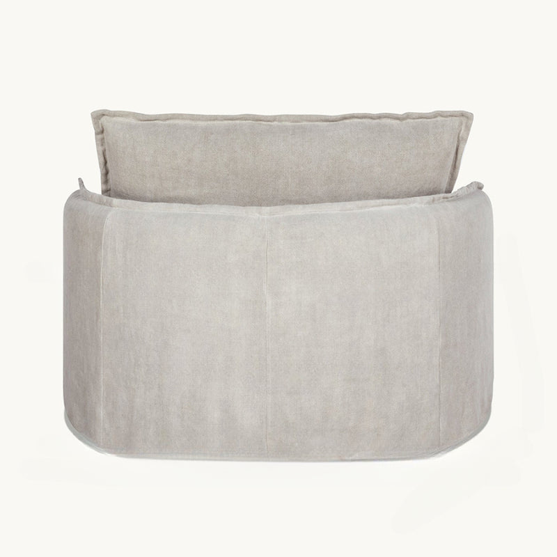 Linen Casual Bagel DayBed Sofa