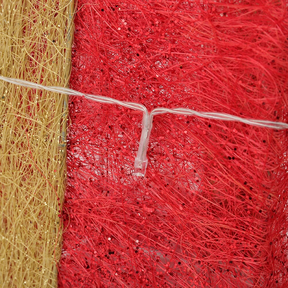 Pre-Lit Golden Christmas Gift Box Set with Warm Lights Christmas Living and Home 