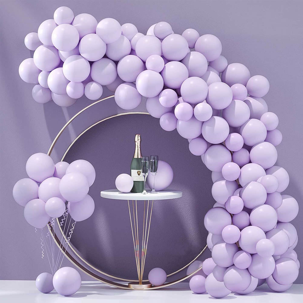 50pcs Wedding Macaron Monochrome Balloon Chain Set