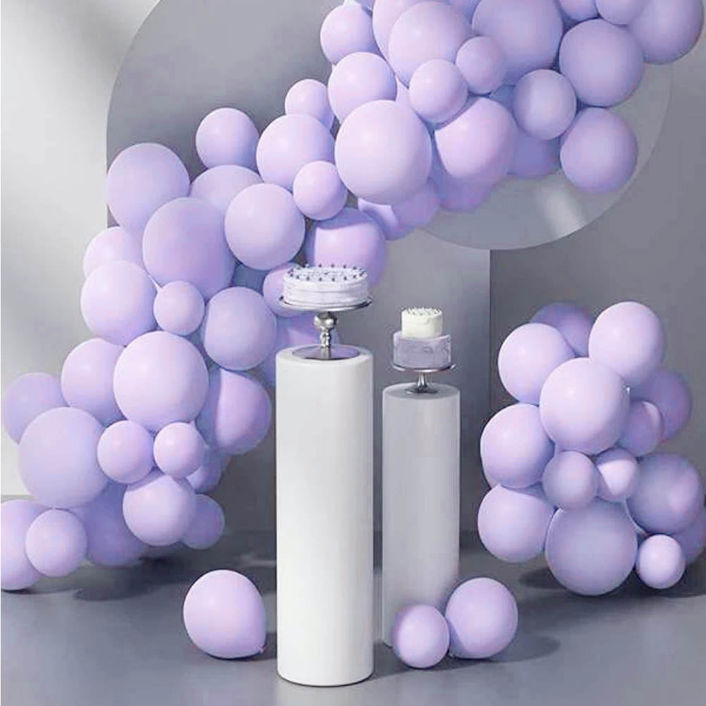 50pcs Wedding Macaron Monochrome Balloon Chain Set-Purple