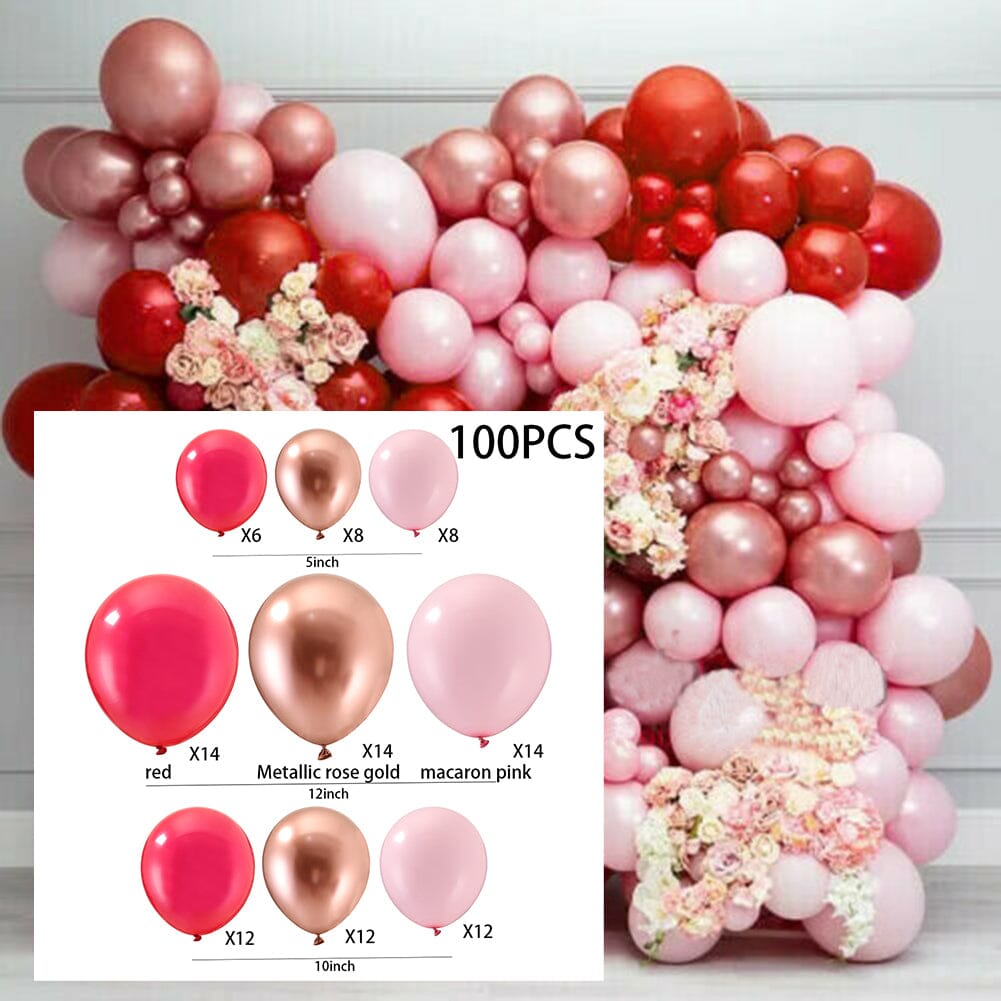 🎁 100pcs Wedding Birthday Background Wall Scene Decoration Balloon Combination Set 3 (100% off)