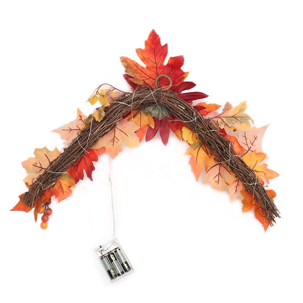 60cm Christmas Rattan Horn Decoration Living and Home 