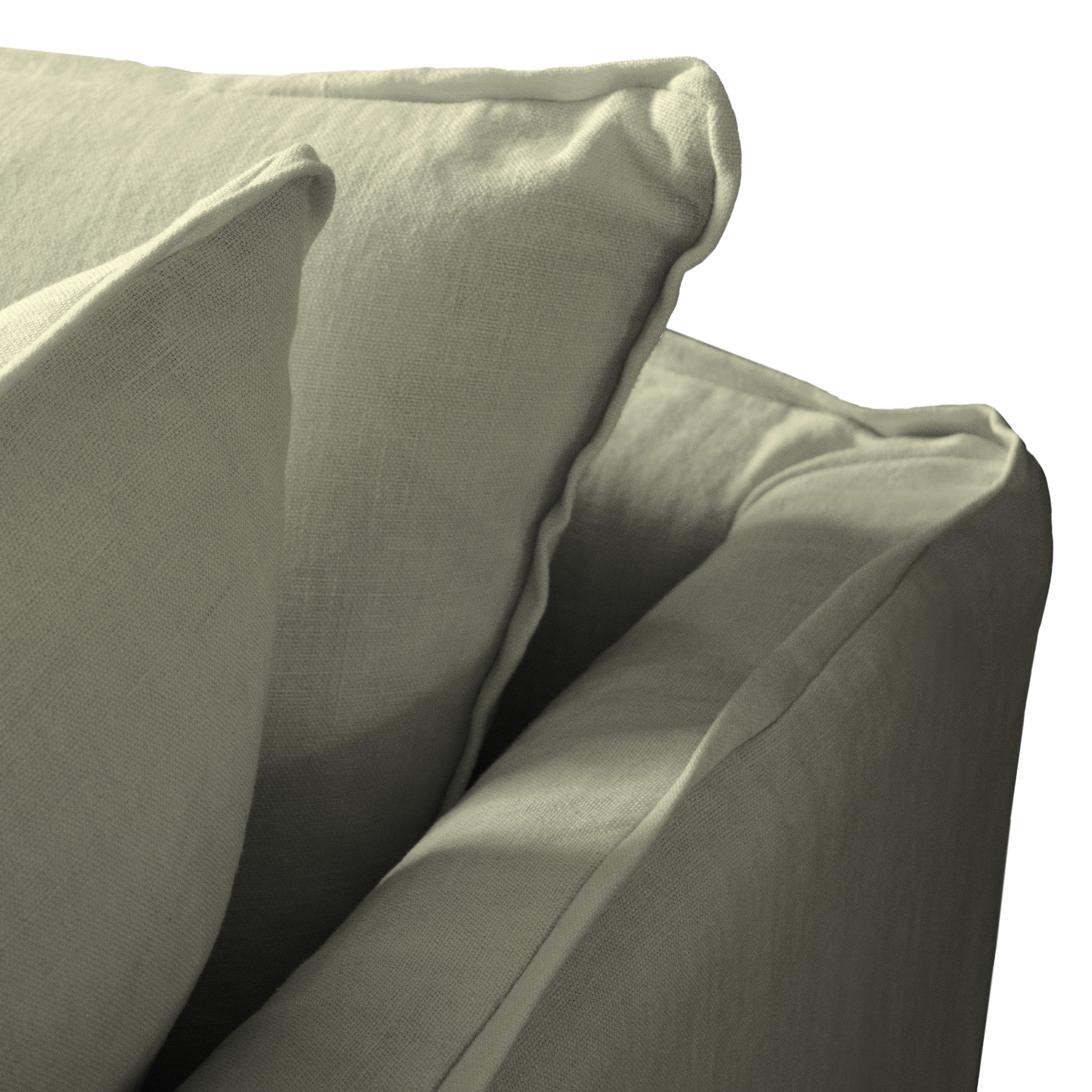 Cloud-Like Linen Sleeper Sofa Bed in Pearl