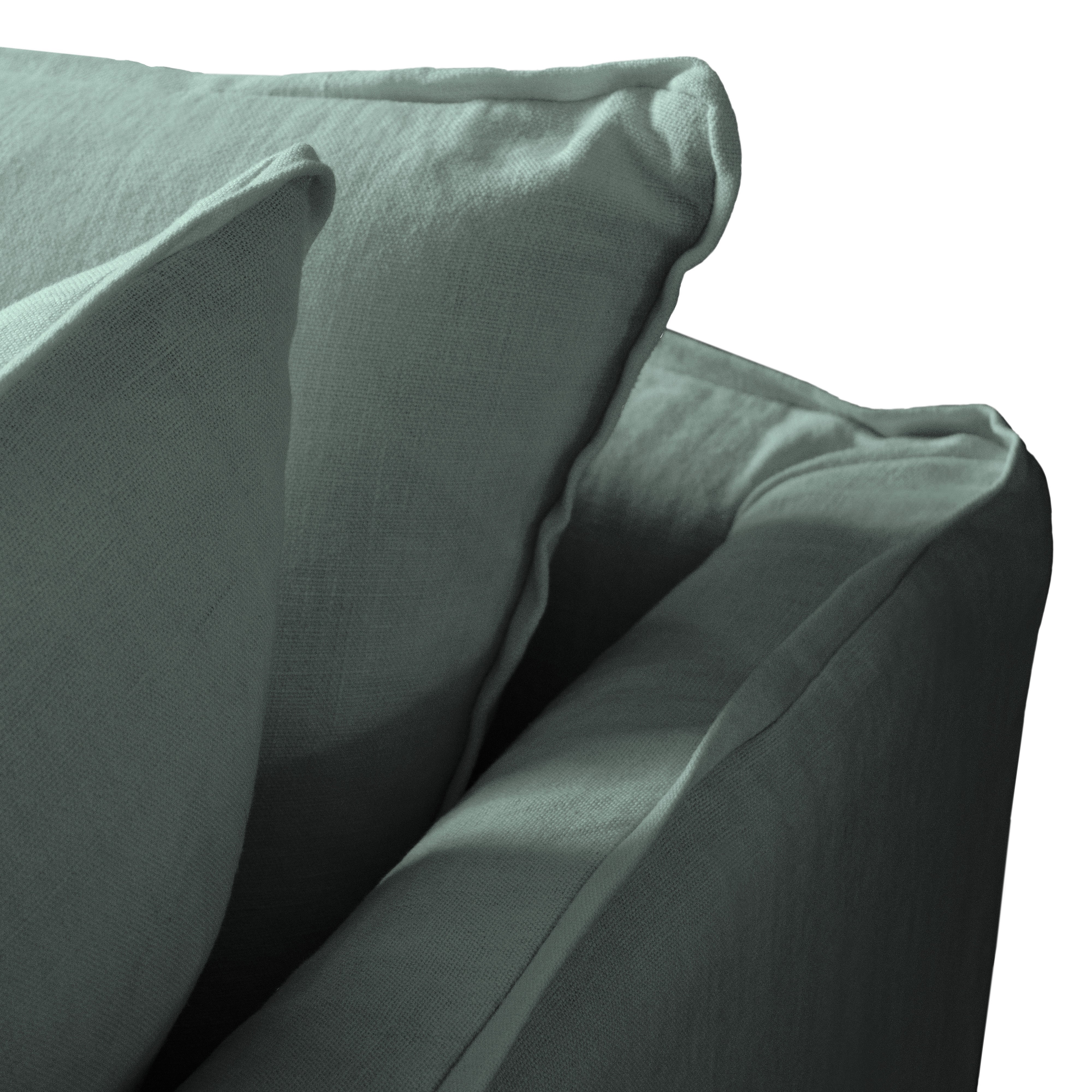 Cloud-Like Linen Sleeper Sofa Bed in Pearl