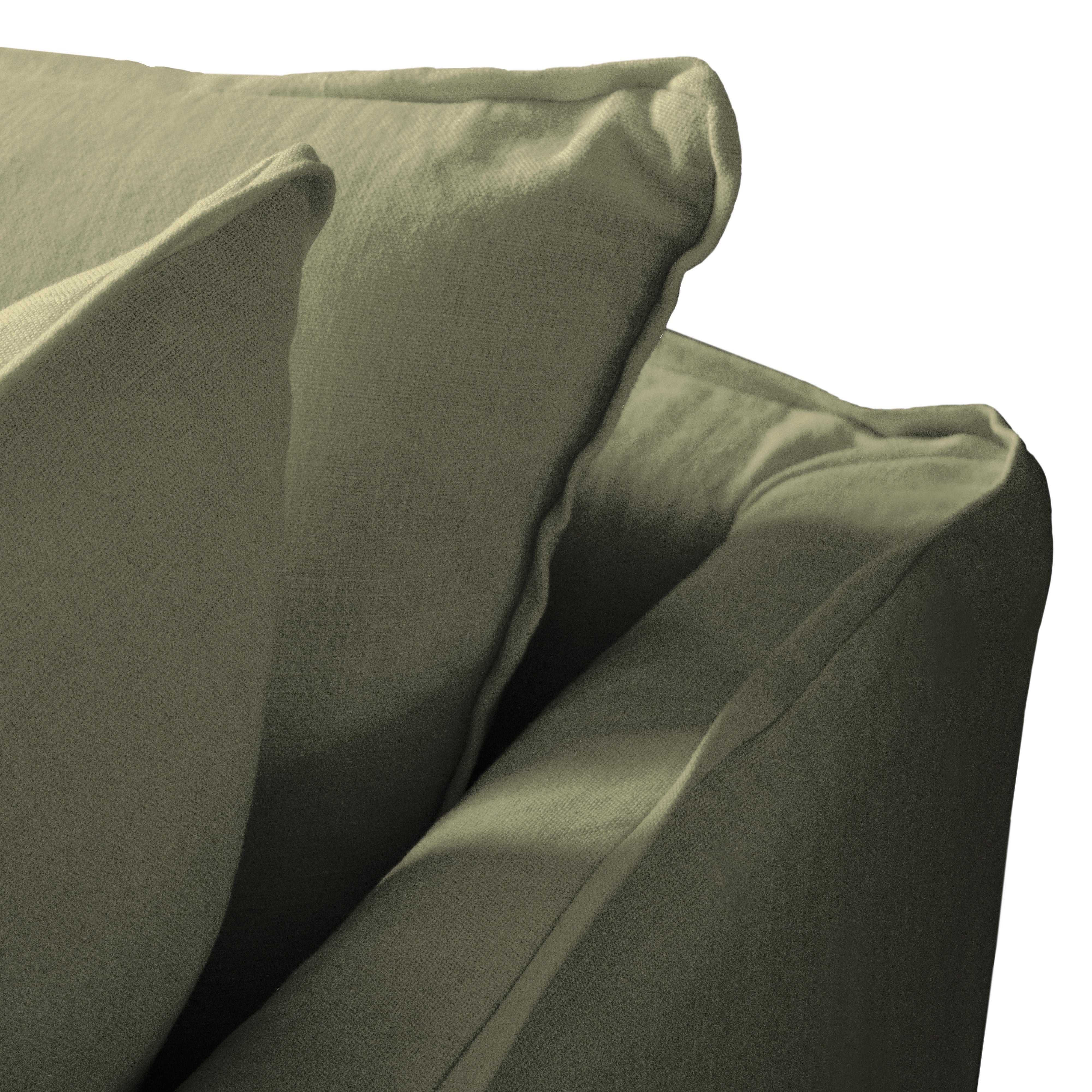 Cloud-Like Linen Sleeper Sofa Bed in Pearl