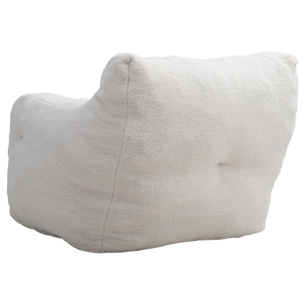 Teddy Soft Tufted Foam Bean Bag Chair