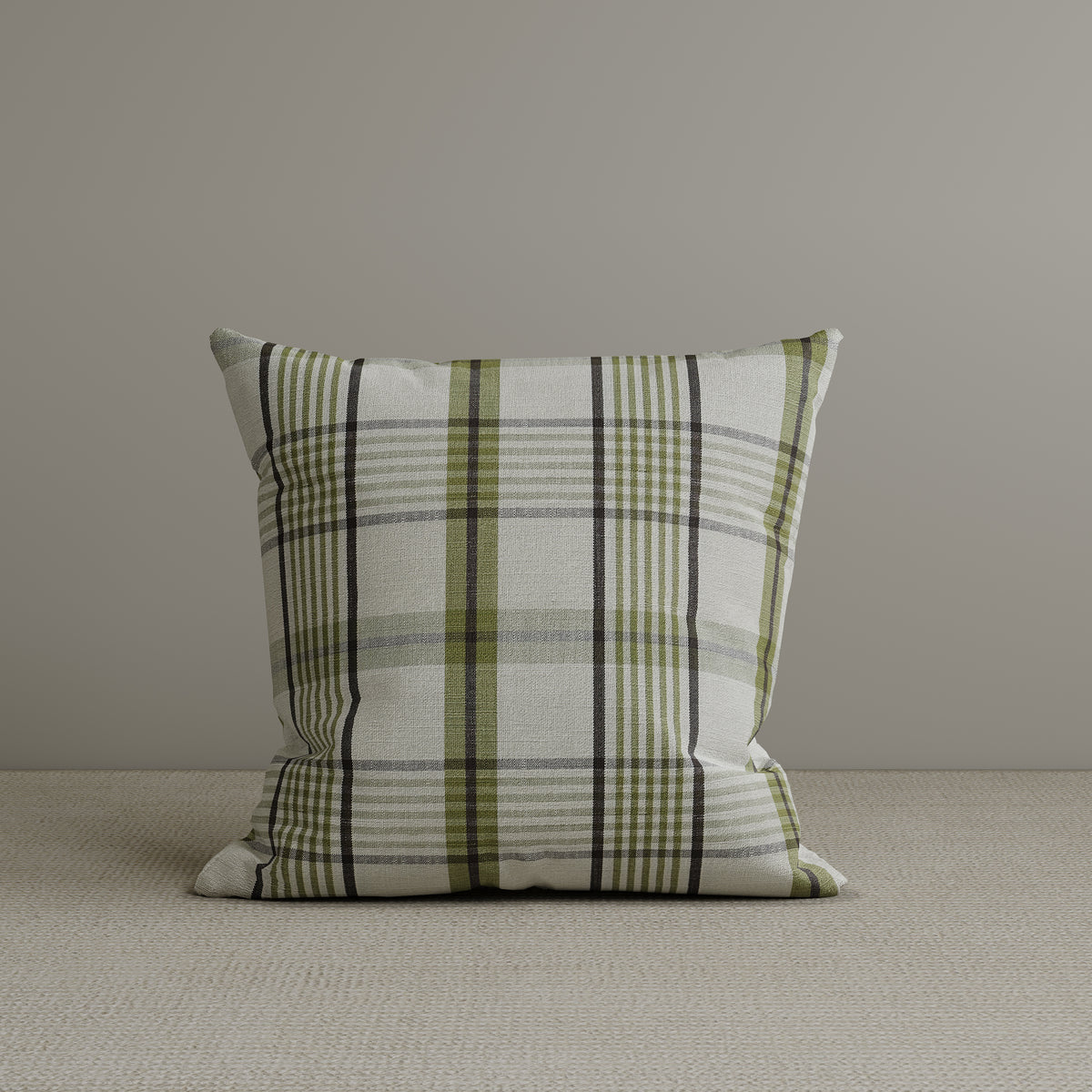 Square Exclusive Design Cushion Moss Plaid Cotton Linen 45*45CM