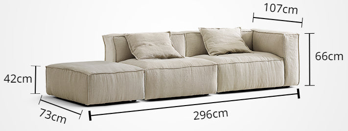 Customized Comfort Elegant Modular 3-Seater Sofa