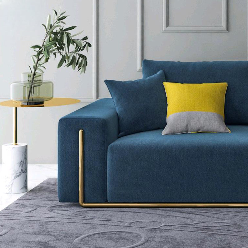 Nordic Luxury Three-Seater Gray Sofa