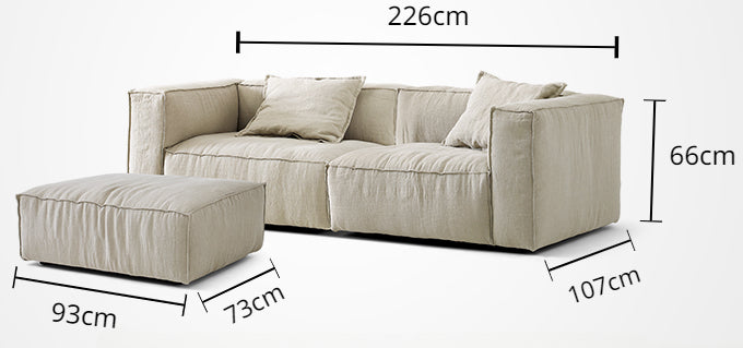 Customized Comfort Elegant Modular 3-Seater Sofa