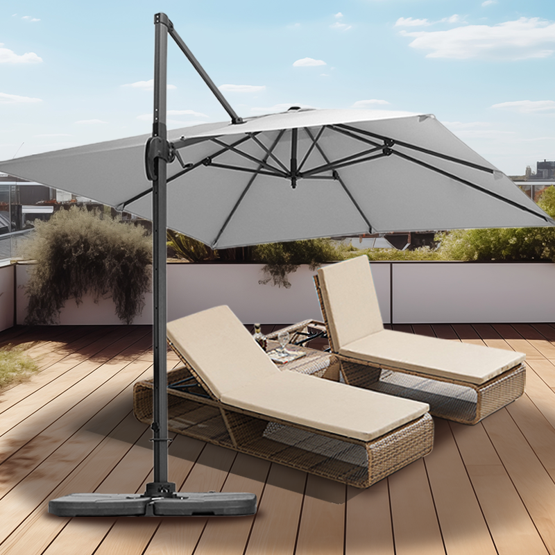 Outdoor Pool Side Rattan Chaise Sun Lounger for Balconies