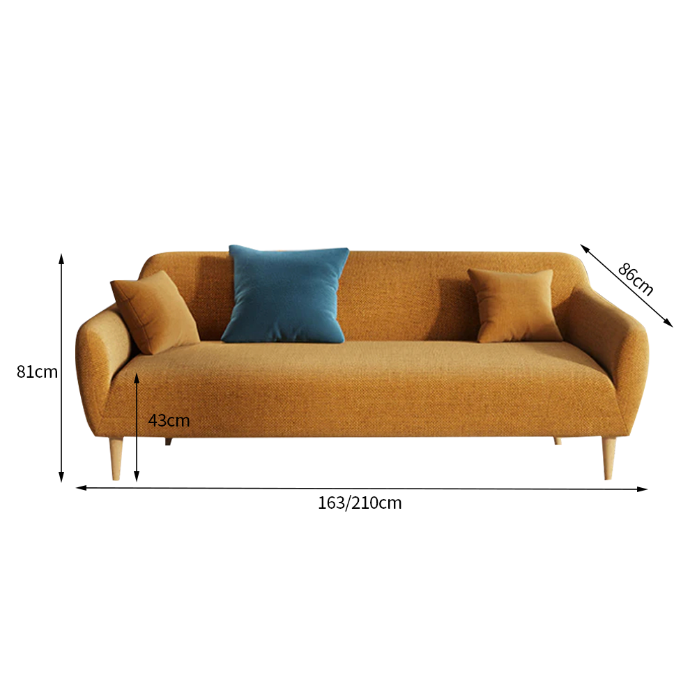 Chic Loveseat Settee Sofa for Small Space