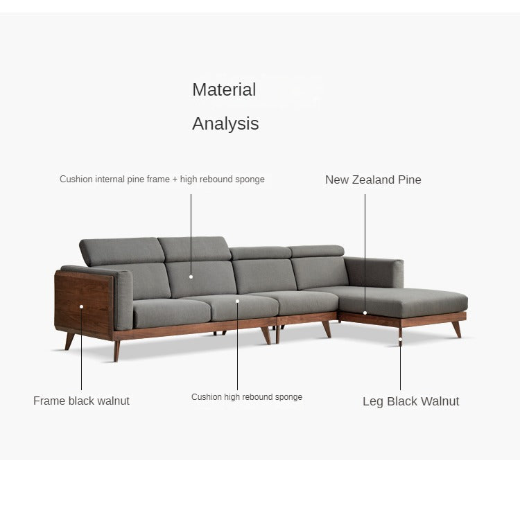 Artisan Crafted Timber Elegance Sofa